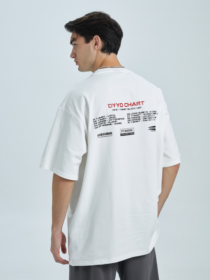 Футболка OYYO CHART белая XL