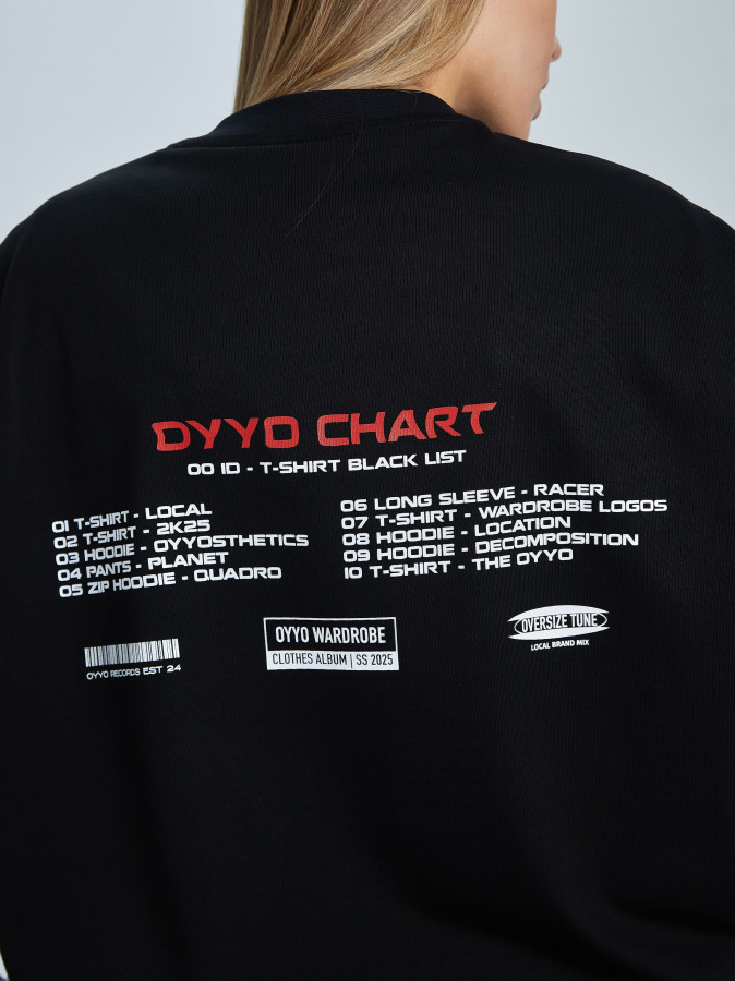 Футболка OYYO CHART черная  L