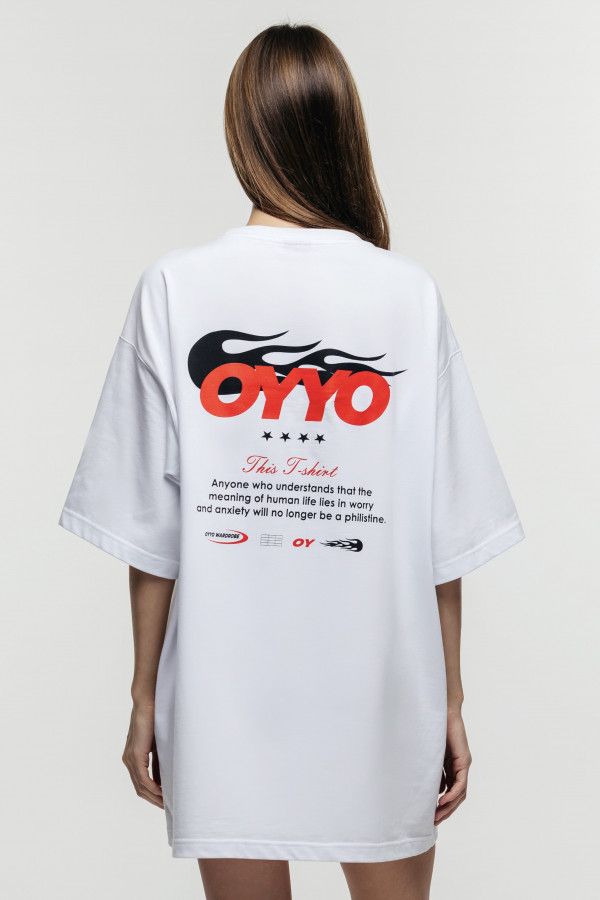 Футболка OYYO FLAME белая (L)