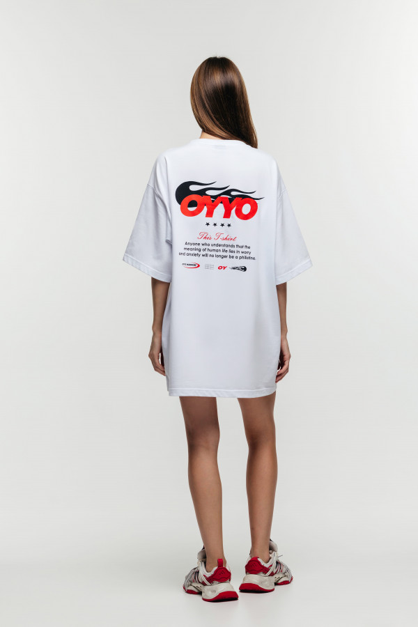 Футболка OYYO FLAME белая (L)