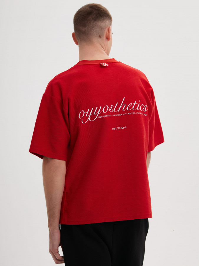 Футболка OYYOSTHETICS красная M