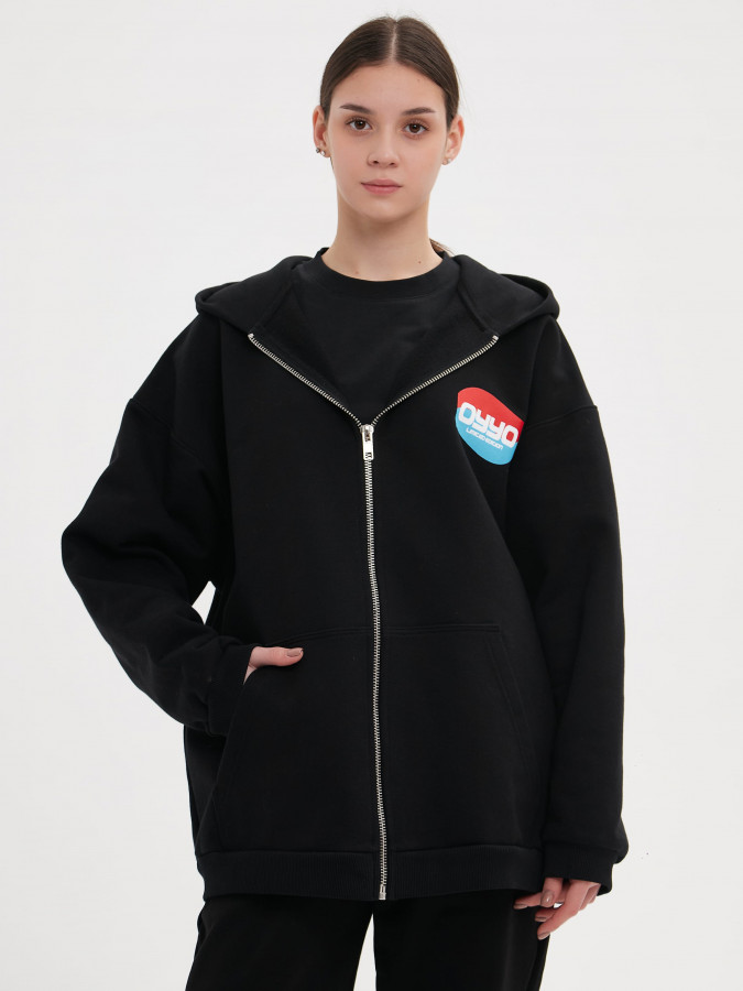 Зип худи OYYO COOL черный (M)