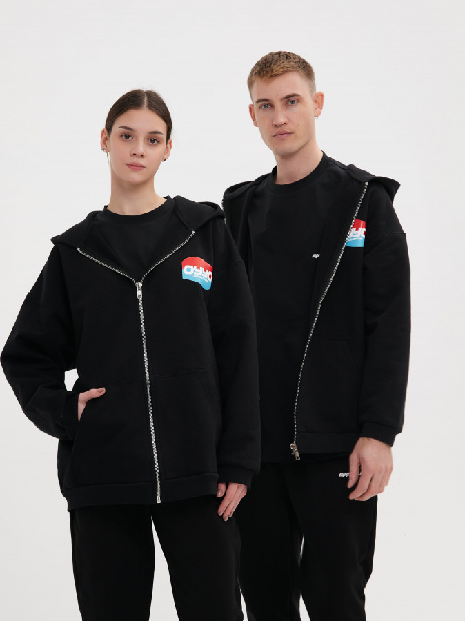 Зип худи OYYO COOL черный (M)