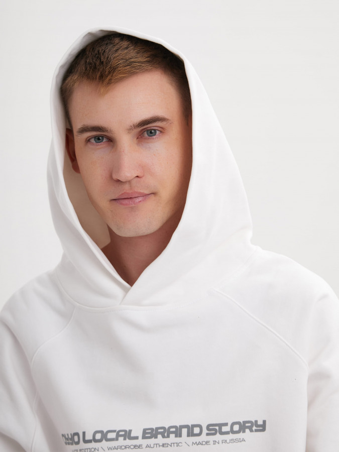 Худи OYYO LOCAL белый (M)